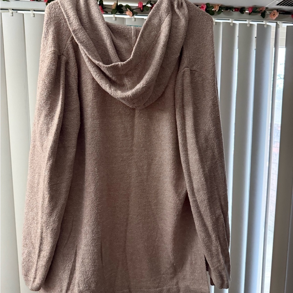Barefoot Dreams CozyChic Lite
Open Front Cardigan Taupe Size Largr Style 905 - Picture 6 of 6
